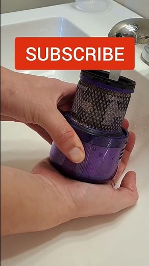 How to Clean a Dyson Vacuum Filter #shorts