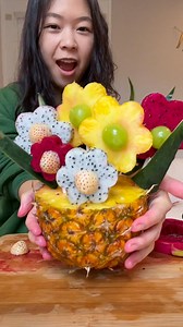 118K views · 763 reactions | Need a last minute gift? BuzzFeed producer Vicky (@miss_qi_vous) got you covered with two edible gift ideas, a fruit bouquet and fancy chocolate covered strawberries. | APOP | Facebook