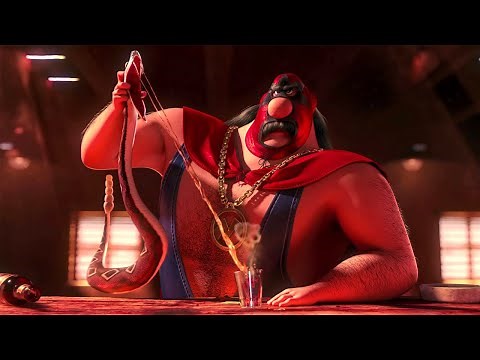 El Macho - (Despicable Me 2) 2010 Intro Villain Scene - Destroys Volcano