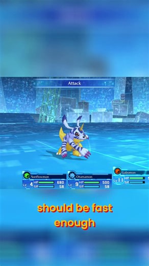 Gabumon DESTROYS Otamamon! Epic Digimon Battle Sequence! #shorts