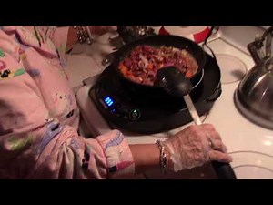 Farberware induction cooker - serloin tips on noodles