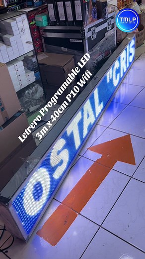 Letrero LED Programable para Negocios en Perú