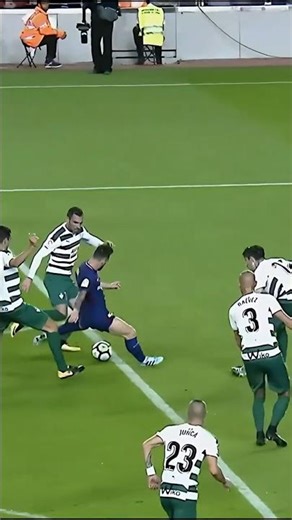 Lionel Messi INSANE Ground Shot Goal! Perfect Precision Finishing