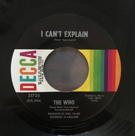 The Who - Can't Explain / Bald Headed Woman