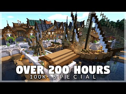 The BIGGEST Medieval Project I've EVER built In Minecraft