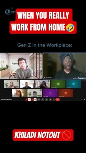 Work from office PRANK 🤣 with my manager #funny #comedy #corporate #viralreels #corporatememes