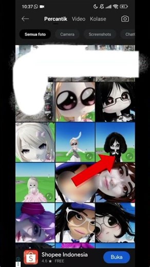 tutorial cara membuat foto avatar kalian jadi baguss 💖💖💖 : maaf kalo rada ga jelas #roblox #capcut