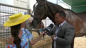 ✨ Reunited ✨ Corey Nakatani visited Lava Man ahead of the TVG Pacific Classic and provided insight into their amazing run together all those years ago. | Del Mar Racing