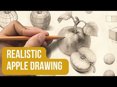 Want to Draw Realistically? Easy Step-by-Step Apple Drawing Tutorial 🍎