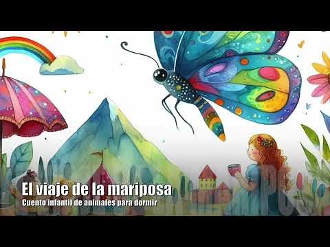 😴 Cuento INFANTIL para DORMIR | 🦋 El viaje de la mariposa | Cuento de Insectos para Niños y Niñas