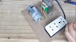 Fk Tech How TO Create a 220v Generator From Motor And Inverter | April Full