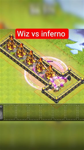 wizard vs inferno ll clash of clans ll #coc #shorts #clashofclans