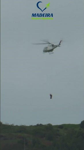 Heli Rescue training near Madeira Airport