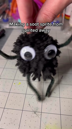 DIY Craft: Making a Soot Sprite from Spirited Away
