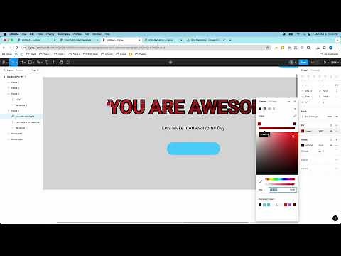 How to Create A Text Outline in Figma | Quick Figma Tutorial