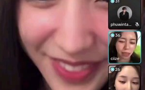 半夜准备睡觉的普明突然加入女团直播，被姐姐们逗好可爱 240915