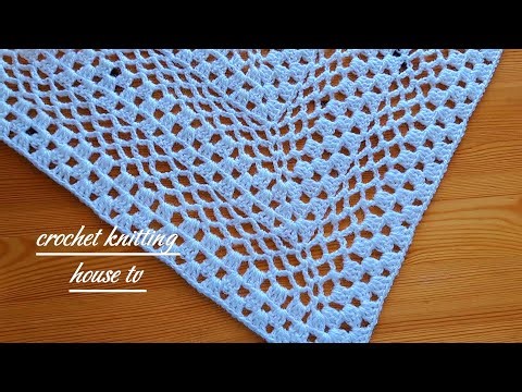 Comment faire un châle débutant au crochet élégant très facile pour débutants/crochet chale/ shawl