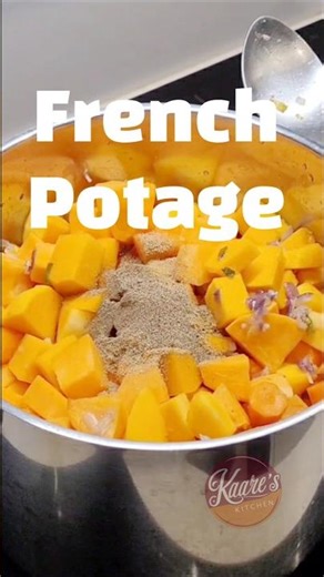 French Vegetable Soup | Cozy Potage with Butternut, Sweet Potato & Carrots