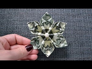 My MONEY FLOWER | Nice Modular Dollar Origami | Tutorial DIY by NProkuda