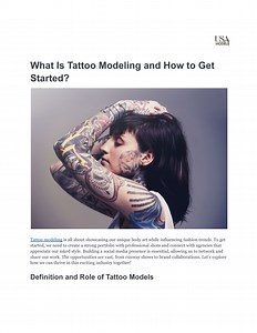 What Is Tattoo Modeling and How to Get Started - SlideServe