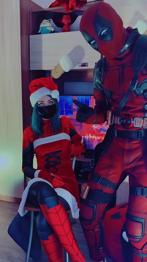 Discopool and @madalice.cosplay #deadpool