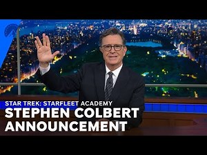 Star Trek: Starfleet Academy | Stephen Colbert Announcement | Paramount+ (NYCC 2025)