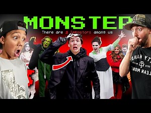 Shiloh and Bros Face Monsters in Among Us! EPIC REACTION!
