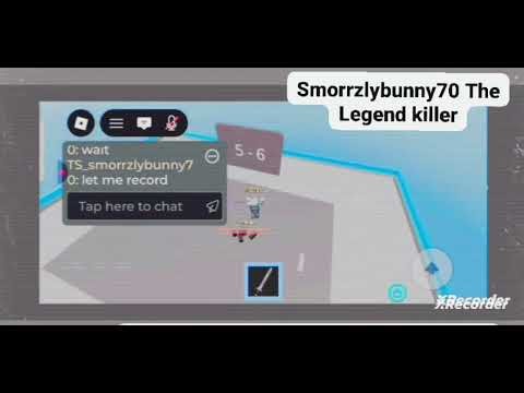 Smorrzlybunny70 vs Hellohuhwth Admin on mobile sword fight