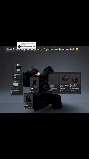 Anna Danker Yakima in Batman Cosplay Roblox 2022