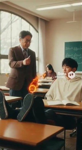 態度が悪い学生 絶対に笑ってはいけないAI #shorts