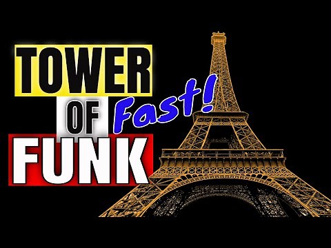 Tower Of Fast Funk Bass Backing Track | NO BASS | 125 BPM