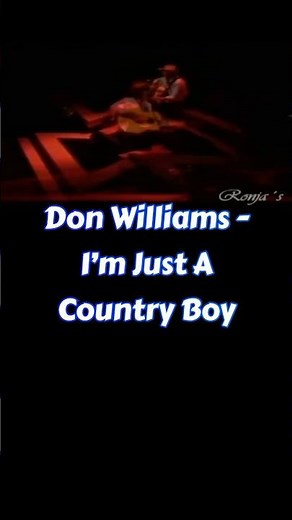 Don Williams - I’m Just A Country Boy (Lyrics) #countrymusic #70smusic #songlyrics