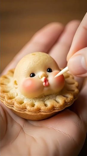 Too Cute to Eat 🥧😍 | Pie ASMR #shorts