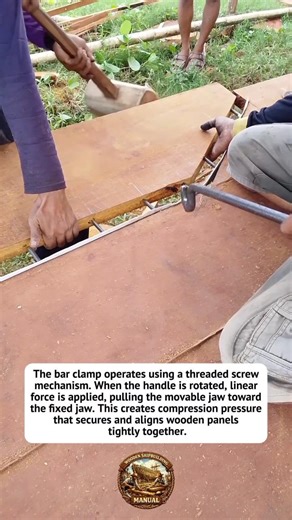 Fast Panel Joint Clamping System #woodworking #carpentry #DIY