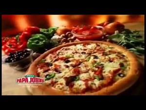 Classic Papa Johns commercial