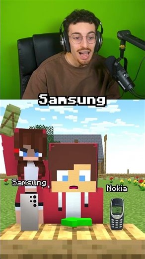 Nokia vs. Samsung on Minecraft