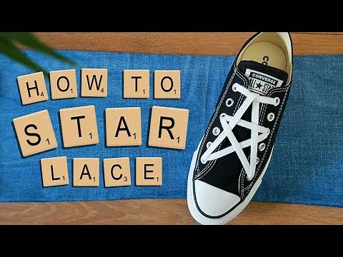 How To Star Lace Converse (BEST WAY!)