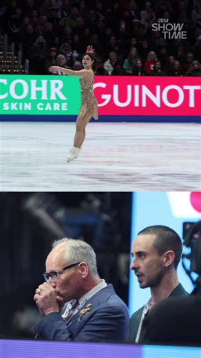SHOWTIME on and off the ice ✨⛸️ Alysa Liu brings the magic, and the energy spills all the way to the boards 🔥 Keep your eyes on the coaches tomorrow… because they might just deliver their own SHOWTIME performance 👀🎭 #ISUShowtime #Olympics #MilanoCortina2026 #FigureSkating