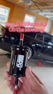 K&N Fuel Filter On Mustang
