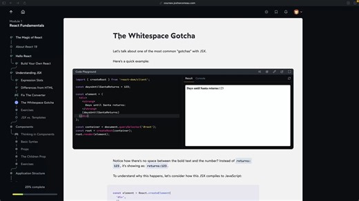 Whitespace Gotcha