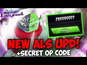 New Secret Code & ALS GODLY DRAGONBALL UPDATE!