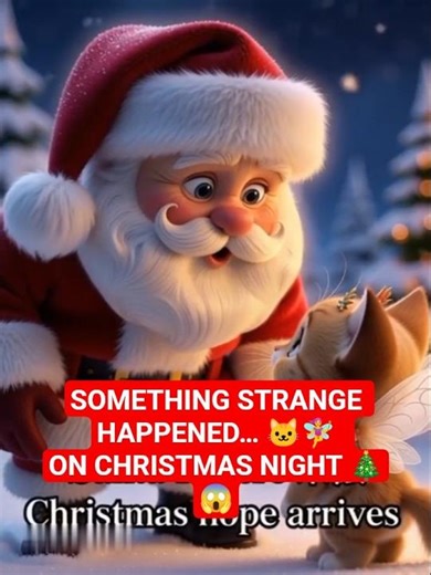 The Fairy Tried to Save the Kitty on Christmas Night… 😱🧚‍♀️🎄#christmasshorts #fairytale