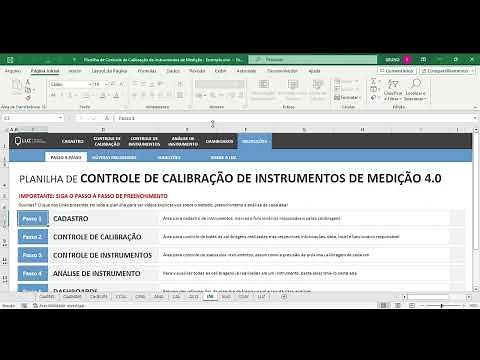 Calibration Control Spreadsheet for Measuring Instruments in Excel