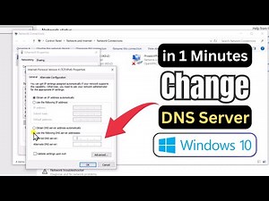 How To Change DNS Server Windows 10 ( in 1 Minutes )