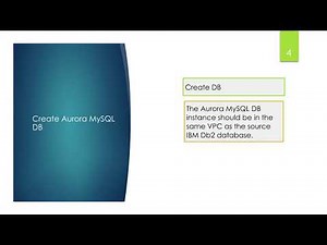 AWS Migration | IBM DB2 to Amazon Aurora MySQL