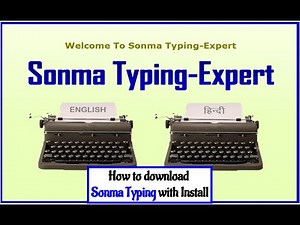 How to download Sonma typing With Install [ By- Rohit's Academy ]