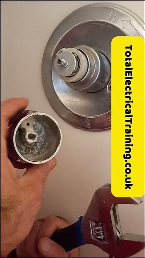 Remove shower tap handle