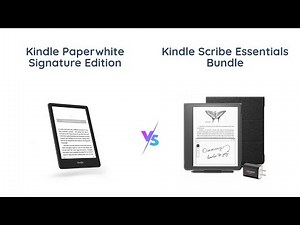 Kindle Paperwhite Signature Edition vs Kindle Scribe - Ultimate Comparison