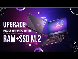 ASUS ROG Strix G15 G512 RAM + SSD M.2 Upgrade | How To Upgrade ASUS ROG Strix G512L RAM + SSD M.2