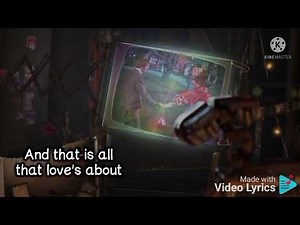 it only takes a minute. song lyrics. wall e